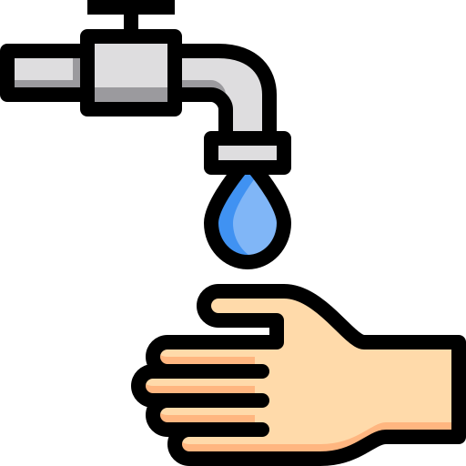 Clean, cleaner, color, covid, lineal, wash, wash hands icon - Free download