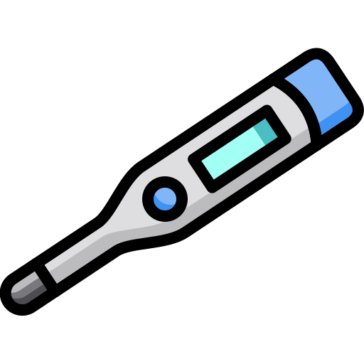 Check, color, covid, lineal, medical, medicine, thermometer icon - Free download