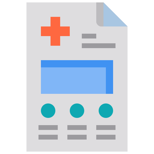 Color, covid, data, database, document, information, medical icon - Free download