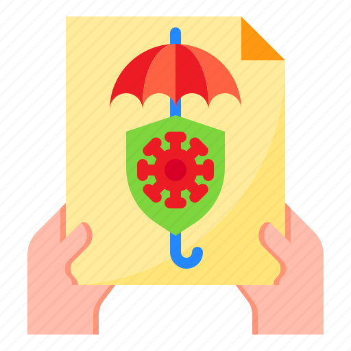 Insurance, protect, virus, covid19, umbrella icon - Download on Iconfinder
