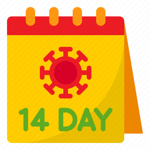Quarantine, calendar, covid19, coronavirus, home icon - Download on Iconfinder
