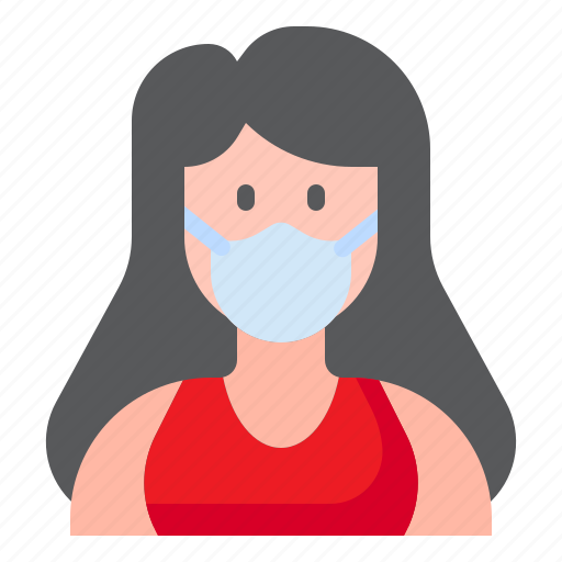 Woman, virus, mask, avatar, covid19 icon - Download on Iconfinder