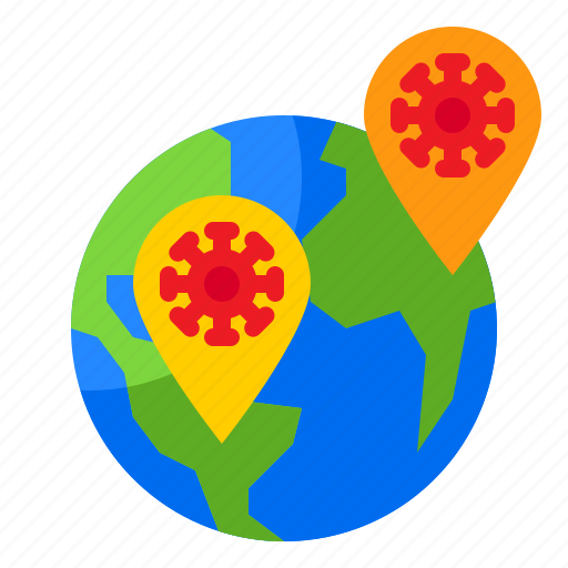 World, covid19, global, coronavirus, location icon - Download on Iconfinder