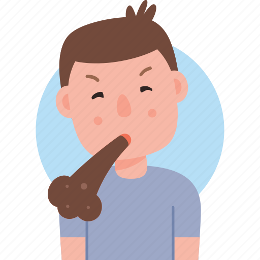 Puke, and, diarrhea, covid, face, vomiting, symptom icon - Download on Iconfinder
