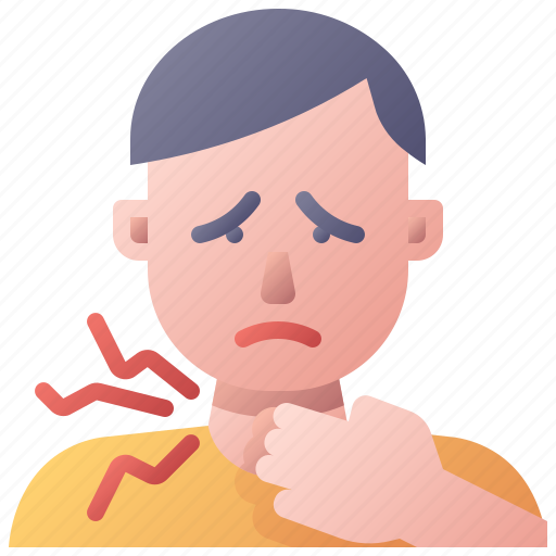 Sore, throat, hurt, pain, man, symptom, flu icon - Download on Iconfinder