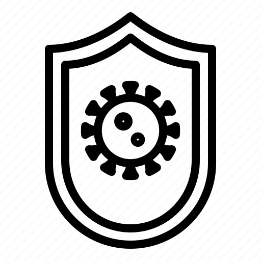Shield, coronavirus, security, safe, secure, protection, covid icon - Download on Iconfinder