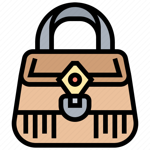 Accessory, bag, cowboy, handle, leather icon - Download on Iconfinder