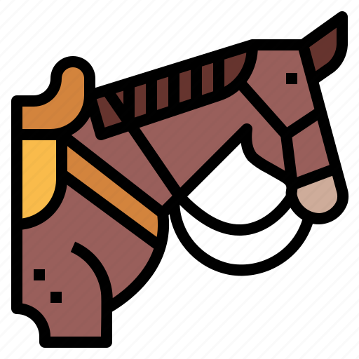 Animal, stallion, farm, horse, rein icon - Download on Iconfinder