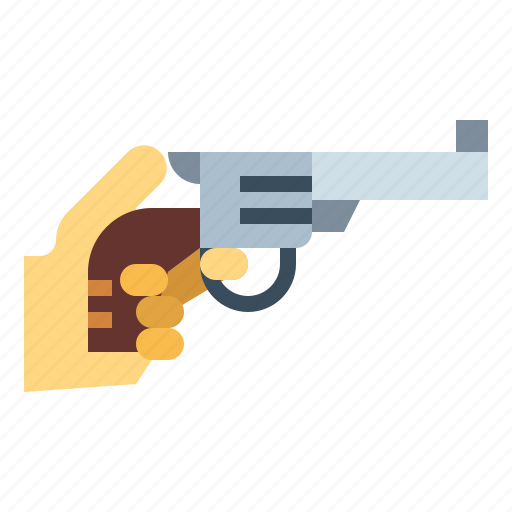 Pistol, revolver, hand, weapon, gun icon - Download on Iconfinder