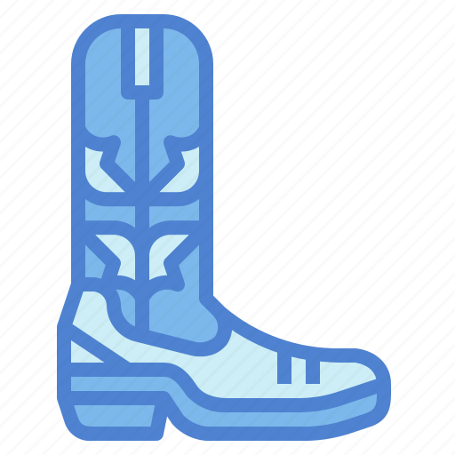 Boots, cowboy, leather, clothing, boot, shoe icon - Download on Iconfinder