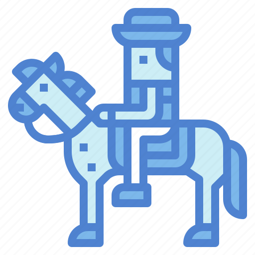 Cowboy, hat, riding, horse, horseback icon - Download on Iconfinder