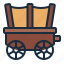 carriage, cart, wagon, transportation, western, cowboy, wild west 