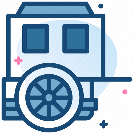 Cart, west, wheel, wild, transport icon - Download on Iconfinder
