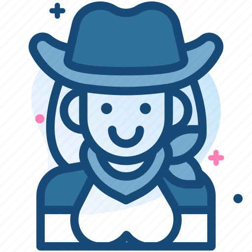 Cowgirl, avatar, female, human, woman icon - Download on Iconfinder