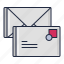 email, envelope, handling, letter, mail 