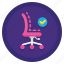 chair, coworking, ergonomic, furniture 