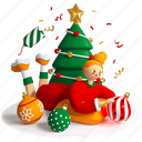 christmas, decoration, new year, christmas tree 