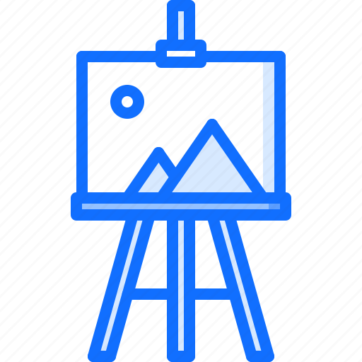 Artisan, craft, easel, handmade, painting, picture, workshop icon - Download on Iconfinder