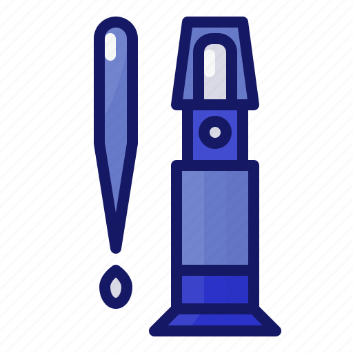 Alcohol, refractometer, tools, equipment, beverage, tool icon - Download on Iconfinder