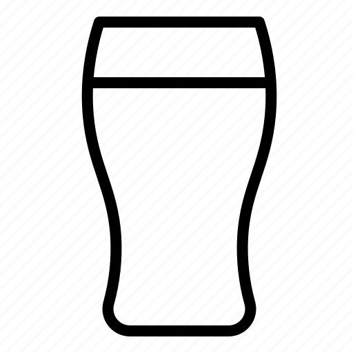 English, tulip, glass, beer glass, beer, alcohol, drink icon - Download on Iconfinder