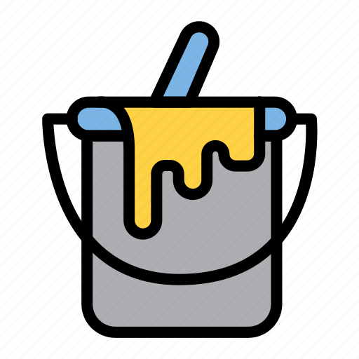 Crafting, artist, tool, work, craft, paint, bucket icon - Download on Iconfinder