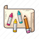 creative, coloring, draw, drawing, pencil, tool