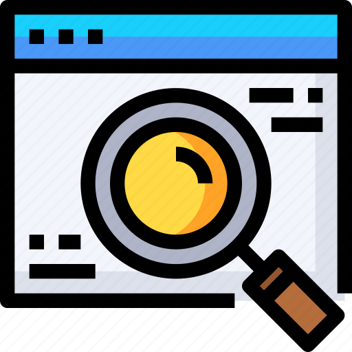 Development, find, glass, magnifier, magnifying, search, web icon - Download on Iconfinder