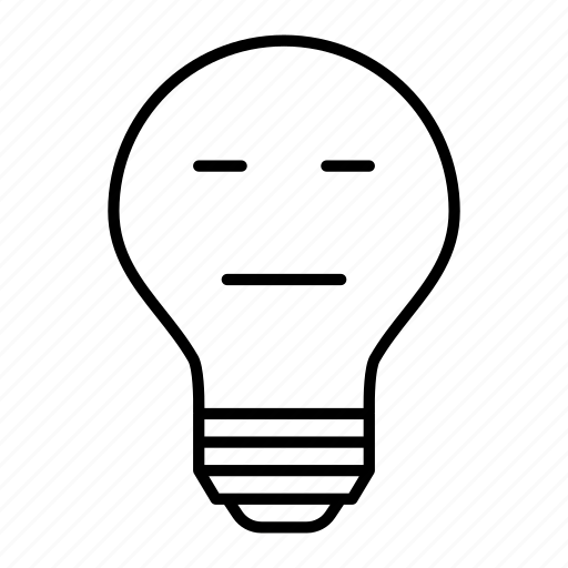Bulb, lamp, light, emoji, emotion, expression icon - Download on Iconfinder