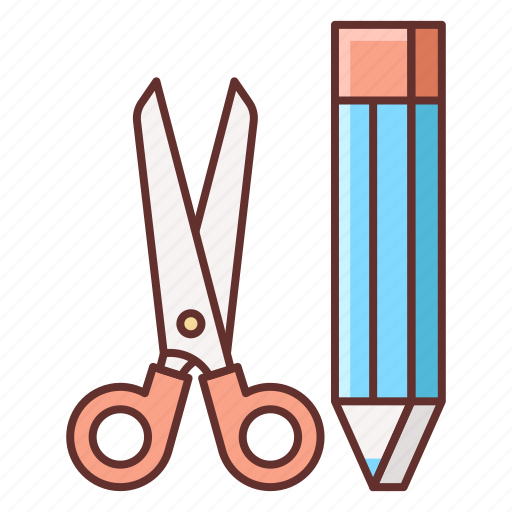 Art, craft, pencil, scissors icon - Download on Iconfinder
