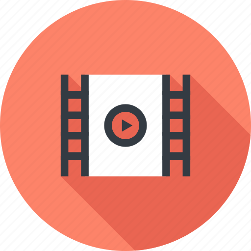 Cinema, film, media, movie, play, strip, video icon - Download on Iconfinder