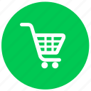 buy, cart, ecommerce, round, shopping