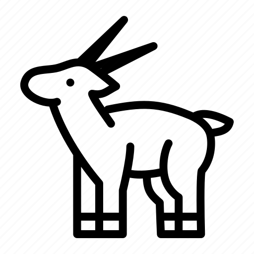 Animal, antelope, creatures, zoo icon - Download on Iconfinder
