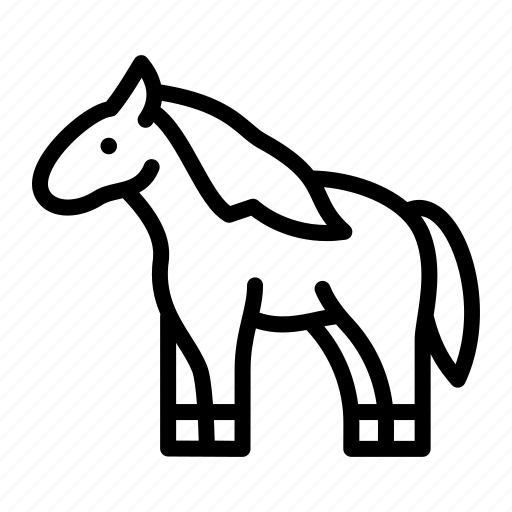Animal, creatures, horse, pet, ranch icon - Download on Iconfinder