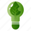 ecology, electricity, leaf, lightblub 