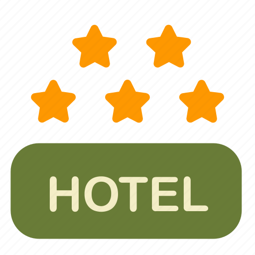 Five, hotel, rating, stars icon - Download on Iconfinder