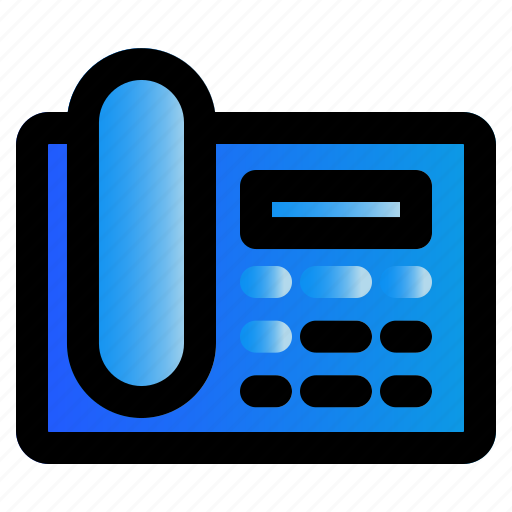 Interface, landline, phone, telephone, user icon - Download on Iconfinder