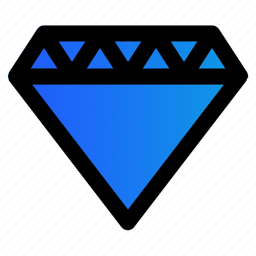 Diamond, favorite, gem, jewelry, stone icon - Download on Iconfinder