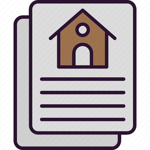 Agreement, business, document, home, house, loan, paper icon - Download on Iconfinder