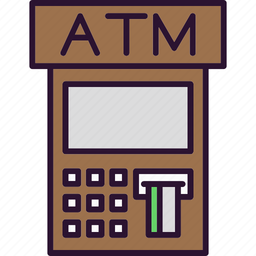 Atm, bank, cash, machine, money, withdraw, credit icon - Download on Iconfinder