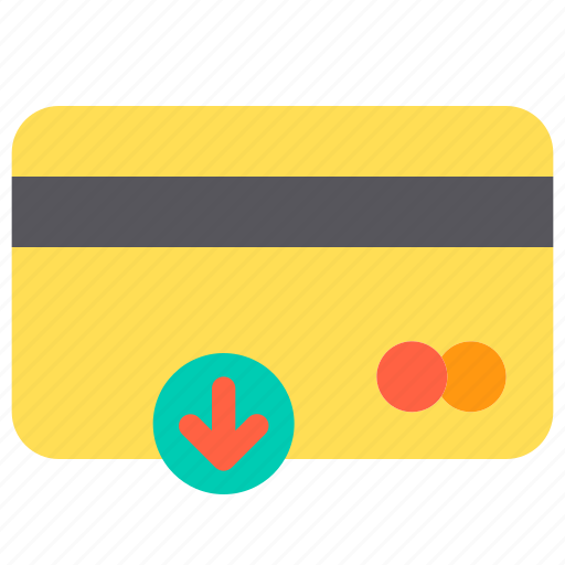 Card, credit, down, payment icon - Download on Iconfinder