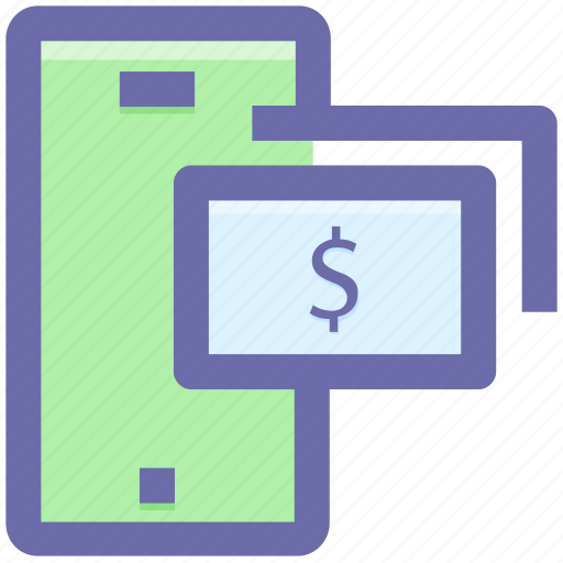 Currency, dollar, mobile, money, note, online payment, payment icon - Download on Iconfinder