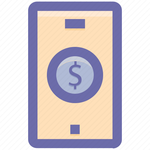Dollar, dollar sign, mobile, online payment, smartphone icon - Download on Iconfinder