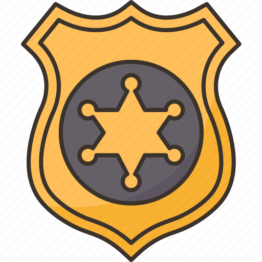 Police, badge, cop, security, officer icon - Download on Iconfinder