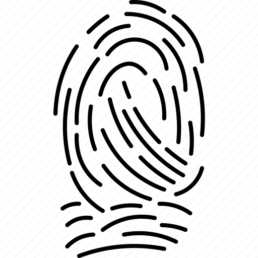 Fingerprint, thumbprint, identification, forensic, biometric icon - Download on Iconfinder