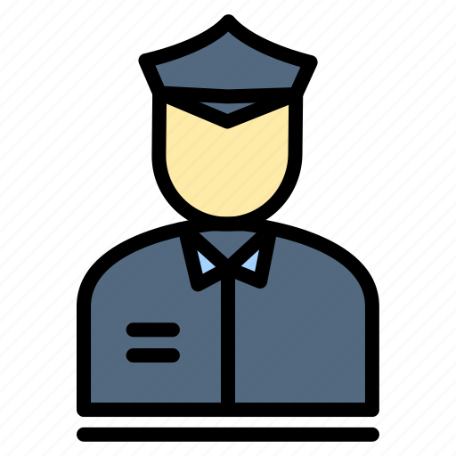Crime, police, officer, cop, policeman, security, uniform icon - Download on Iconfinder