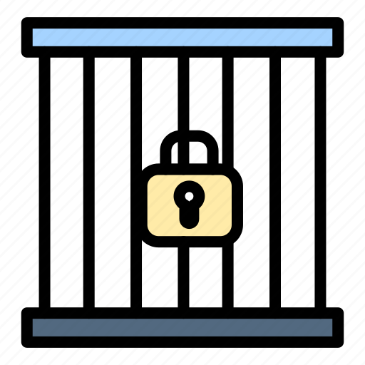 Crime, cage, prison, jail, locked, lock, secure icon - Download on Iconfinder