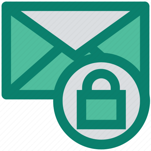 Envelope, letter secure, lock, lock message, mail icon - Download on Iconfinder