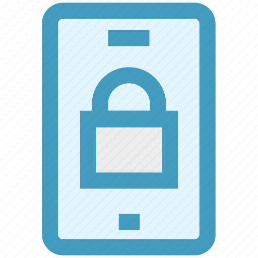 Lock, mobile, mobile code, mobile secure, password icon - Download on Iconfinder