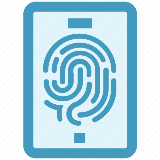 Fingerprint, mobile, security, sensor, smartphone icon - Download on Iconfinder