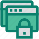 lock, pages, protection, safe, security 